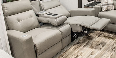 2023 Venture RV SportTrek Touring Edition STT333VMI Travel Trailer Theater Seating Left Reclined