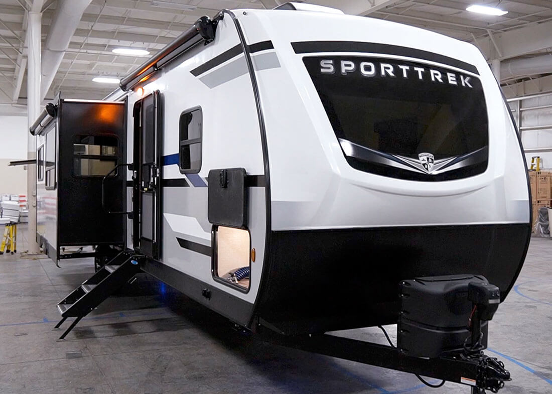 2022 Venture RV SportTrek ST327VIK Travel Trailer Quick Tour Video