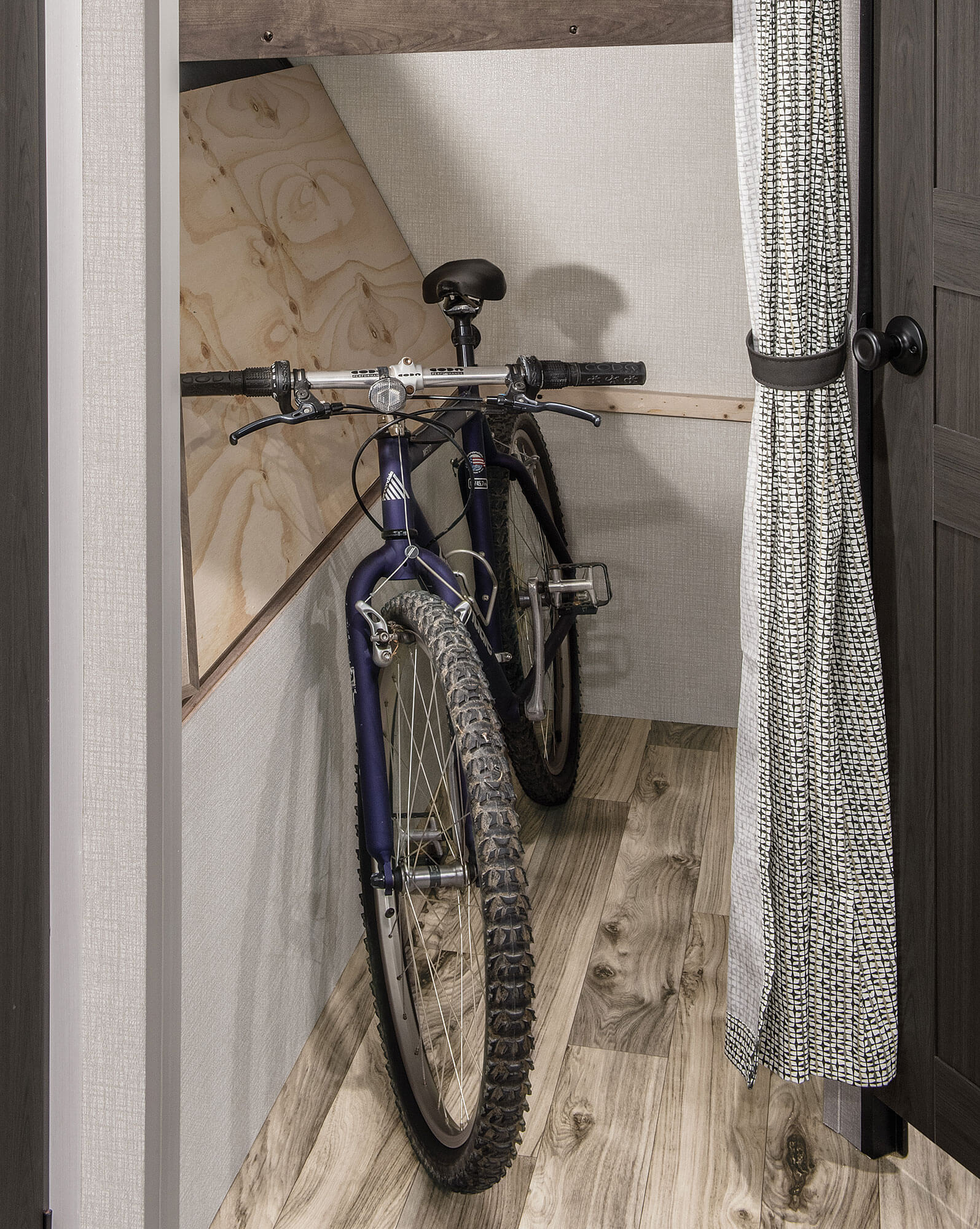 Bike storage best sale inside rv