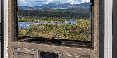 2023 Venture RV SportTrek ST291VRK Travel Trailer Entertainment Center