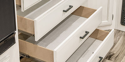 2023 Venture RV SportTrek ST291VRK Travel Trailer Kitchen Drawers