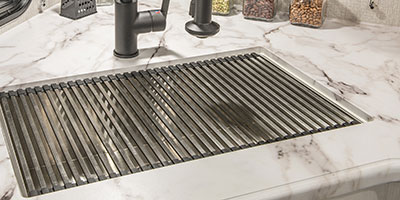 2023 Venture RV SportTrek ST291VRK Travel Trailer Kitchen Sink Cover Closed