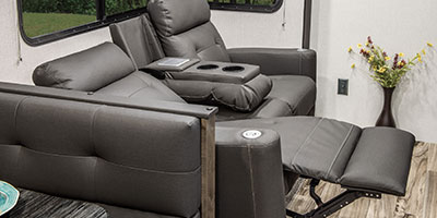 2023 Venture RV SportTrek ST327VIK Travel Trailer Theater Seating Right Reclined