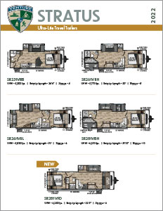 2022 Venture RV Stratus Ultra Lite Travel Trailers Flyer