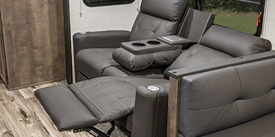 2022 Venture RV Stratus SR291VQB Travel Trailer Theater Seating Right Reclined