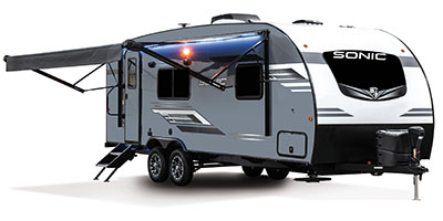 2023 Venture RV Sonic SN231VRK Travel Trailer Exterior Awning