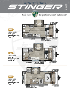 2026 Venture RV SportTrek Stinger Travel Trailers Flyer