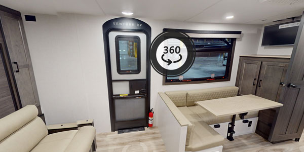 2026 Venture RV SportTrek Stinger STS192VRB Travel Trailer Interior 360