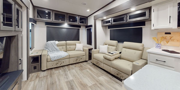 2026 Venture RV SportTrek Touring Edition STTF353VIK Fifth Wheel Interior 360