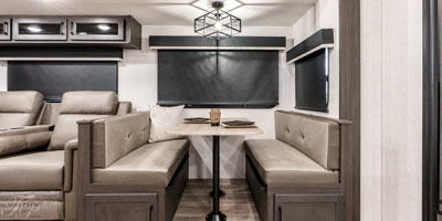 2025 Venture RV SportTrek Touring Edition STT292VRB Travel Trailer Booth Dinette Dining Area