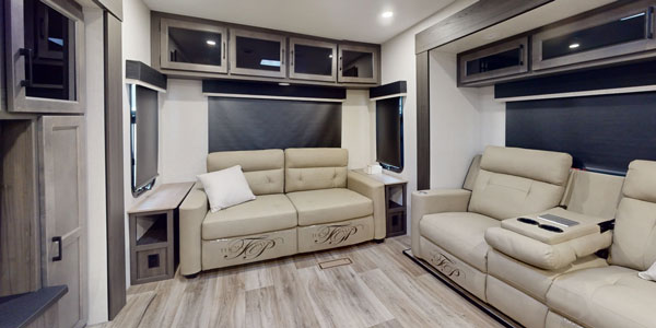 2026 Venture RV SportTrek Touring Edition STT343VIK Travel Trailer Interior 360