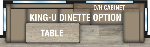 2026 Venture RV SportTrek King-U Dinette Option