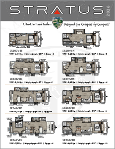 2026 Venture RV Stratus Ultra Lite Travel Trailers Flyer