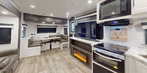 2026 Venture RV Stratus SR282VFD Travel Trailer Interior 360