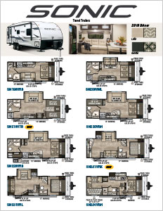 2019 Venture RV Sonic Travel Trailers Flyer