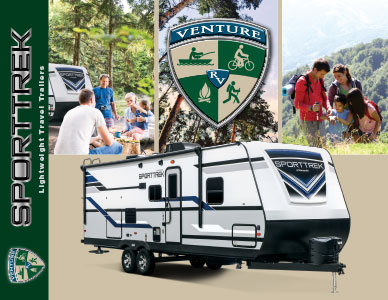 2019 Venture RV SportTrek Lightweight Travel Trailers Brochure