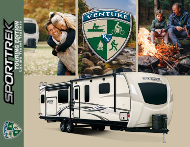 2019 Venture RV SportTrek Touring Edition Travel Trailers Brochure