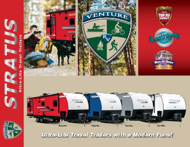 2019 Venture RV Stratus Ultra-Lite Travel Trailers Brochure