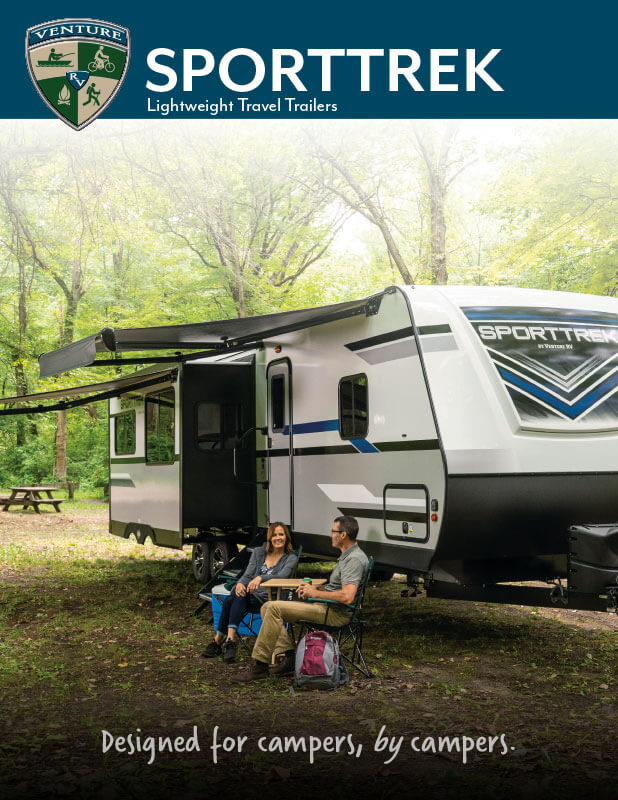 2020 Venture RV SportTrek Lightweight Travel Trailers Brochure