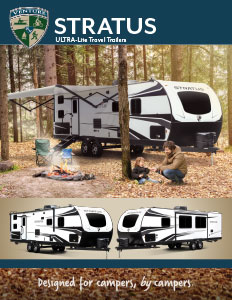 2022 Venture RV Stratus Ultra Lite Travel Trailers Brochure