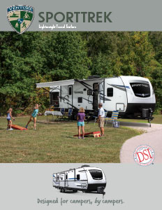 2023 Venture RV SportTrek Lightweight Travel Trailers Brochure