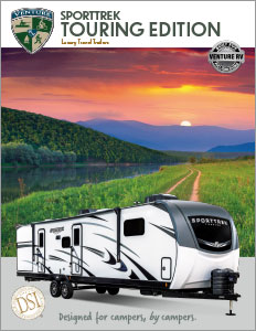 2024 Venture RV SportTrek Touring Edition Luxury Travel Trailers Brochure