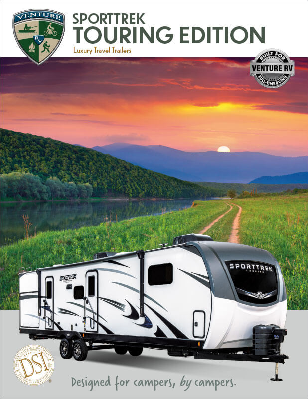 2024 Venture RV SportTrek Touring Edition Luxury Travel Trailers Floorplan Brochure