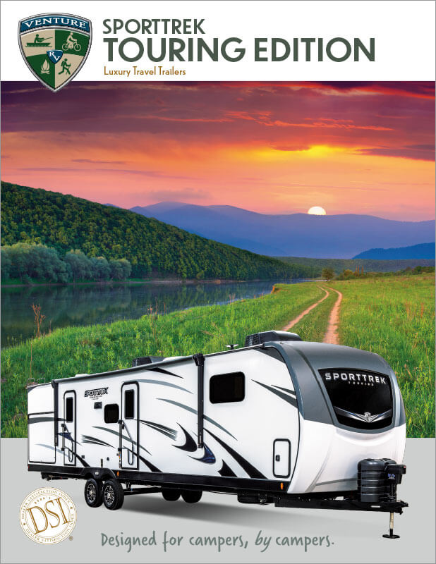 2024 Venture RV SportTrek Touring Edition Luxury Travel Trailers Brochure