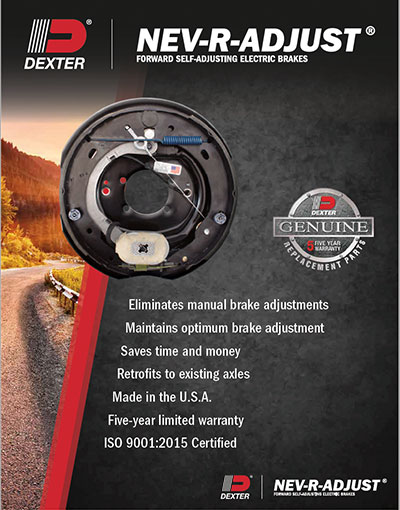 Dexter Nev-R-Adjust Forward Self Adjusting Electric Brakes Flyer