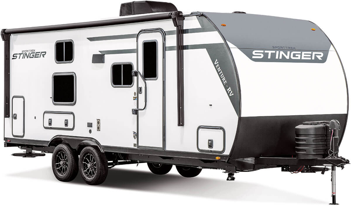 2026 Venture RV SportTrek Stinger STS222VUD Lightweight Travel Trailer