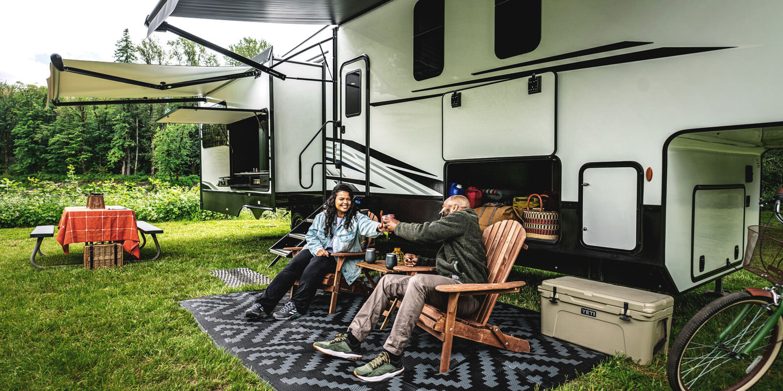 2026 Venture RV SportTrek Touring Edition STTF353VRK Fifth Wheel at Campground