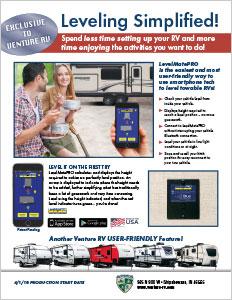 Venture RV Level Mate PRO Wireless Vehicle Leveling System Flyer