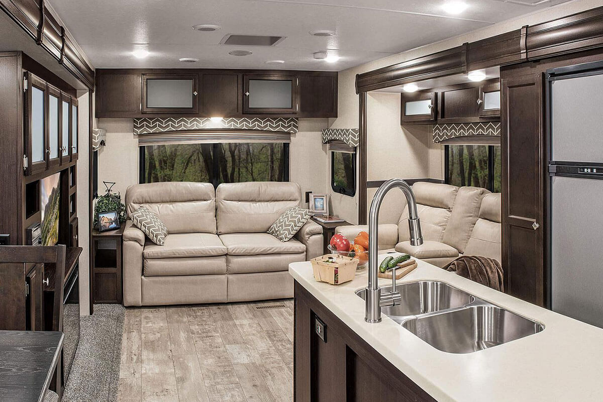 Venture RV Maintenance Tips how to clean interior walls and floors