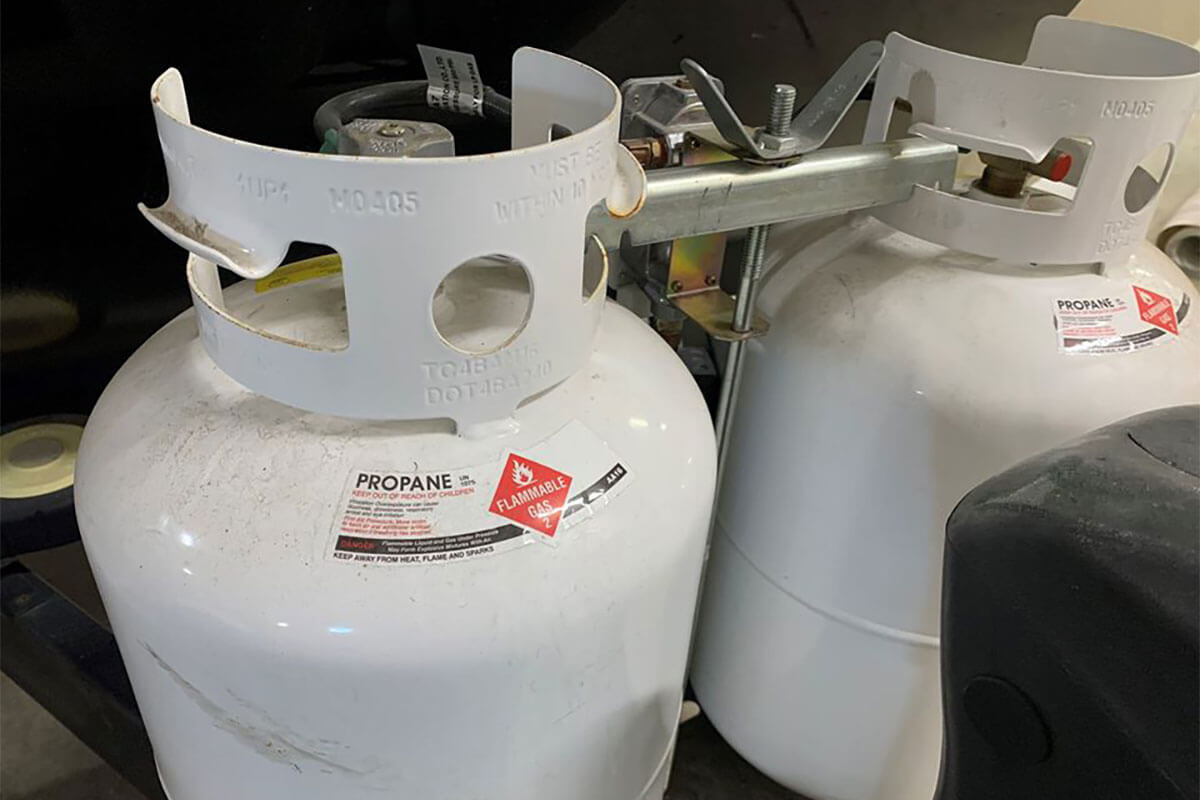 KZ RV Maintenance Tips inspect propane system for leaks before camping season