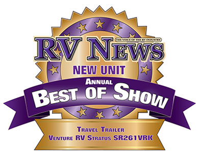RV News 2019 Best of Show Award Stratus SR261VRK