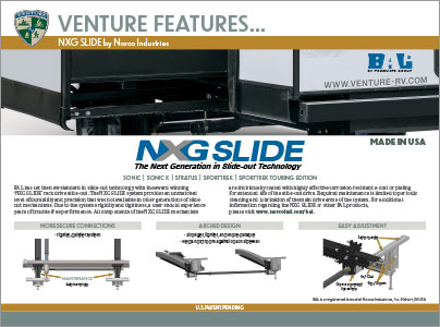 Venture RV NXG Slide Poster