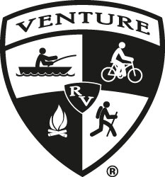 Venture RV Black and White Logo