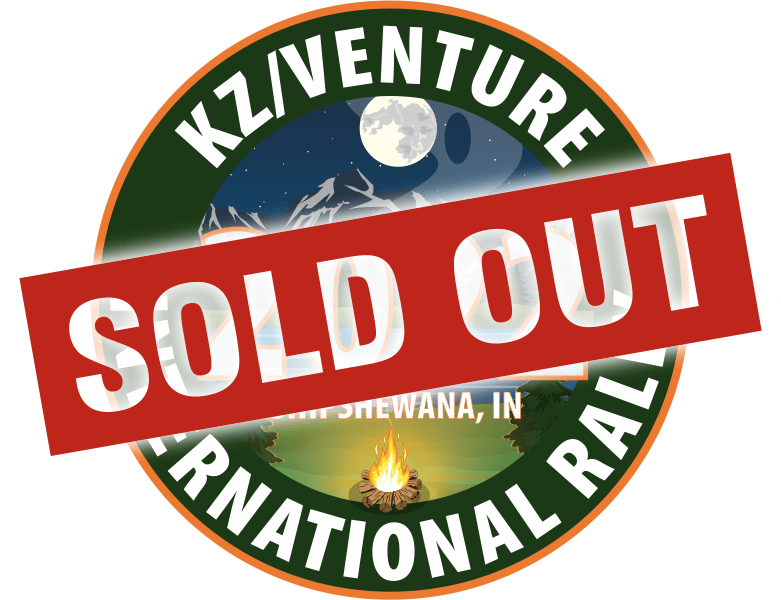 KZ and Venture 2022 International Rally Logo Sold Out