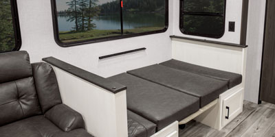 2026 Venture RV Campbound Platinum CBP261CRB Travel Trailer Dinette Bed