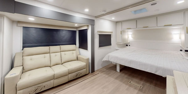 2027 Venture RV Campbound Platinum CBP231CRK Travel Trailer Interior 360
