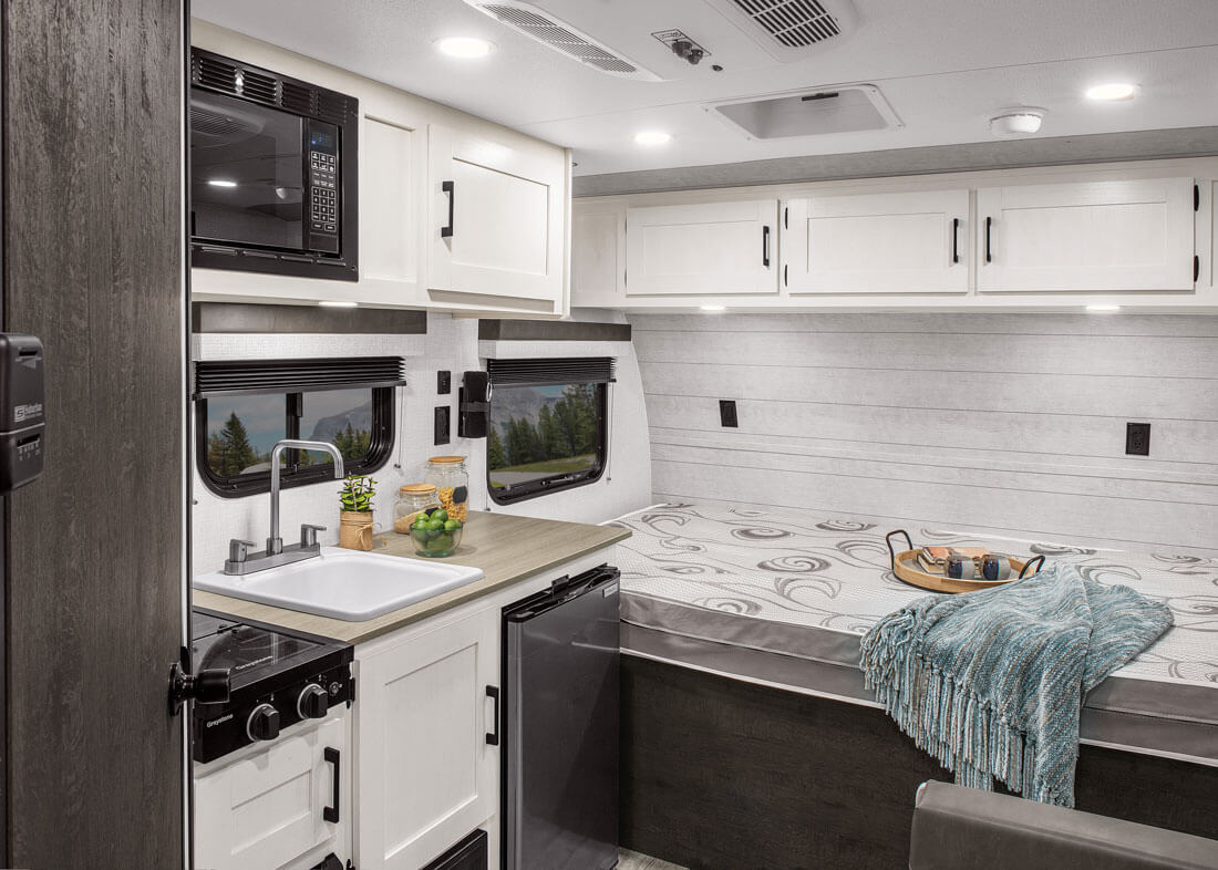 2026 Venture RV Campbound CB130CRD All New Travel Trailer Kitchen