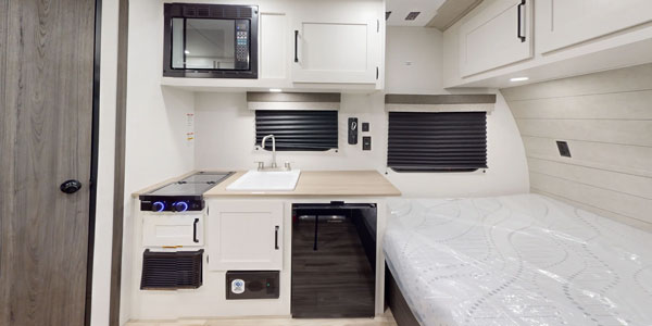 2027 Venture RV Campbound CB130CRD Travel Trailer Interior 360