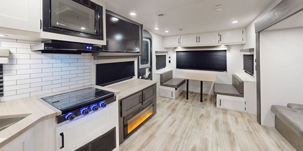 2027 Venture RV Campbound CB241CRD Travel Trailer Interior 360