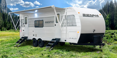 2025 Venture RV Sienna SA231VRK Travel Trailer Exterior at Campsite
