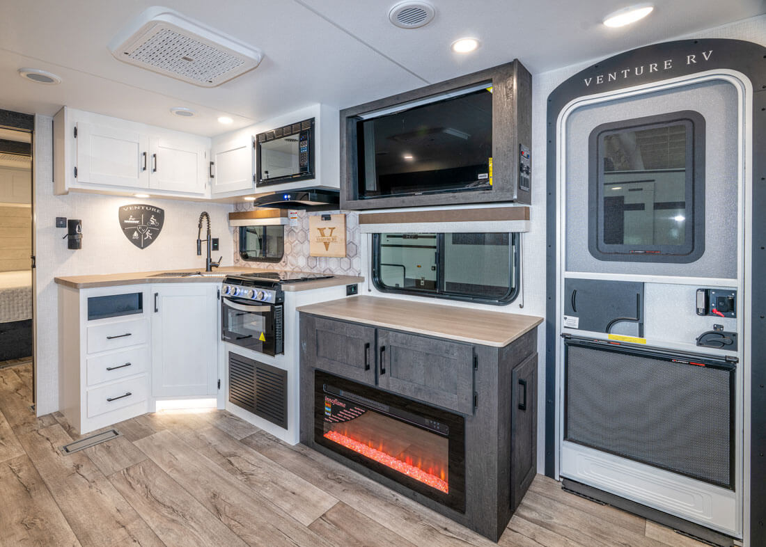 2026 Venture RV Sienna SA241VRD Lightweight Travel Trailer Kitchen