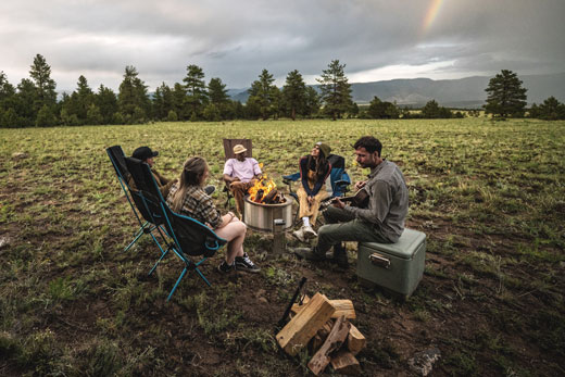 Venture RV Sienna All New Travel Trailer at Campsite