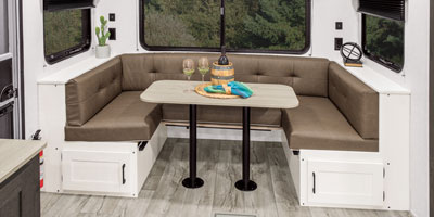 2026 Venture RV Sienna SA241VRD Travel Trailer Dinette 3