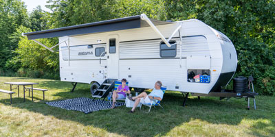 2026 Venture RV Sienna SA251VRB Travel Trailer Exterior Lifestyle 2