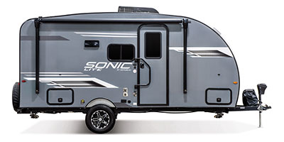 2024 Venture RV Sonic Lite SL150VRB Travel Trailer Exterior Side Profile Door Side
