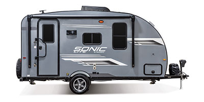 2024 Venture RV Sonic Lite SL150VRK Travel Trailer Exterior Side Profile Door Side